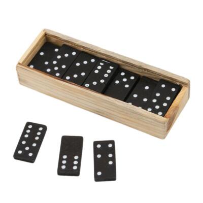 28-teiliges Domino-Set aus Holz - Reise Brettspiel für Kinder Lernspielzeug & Geschenk
