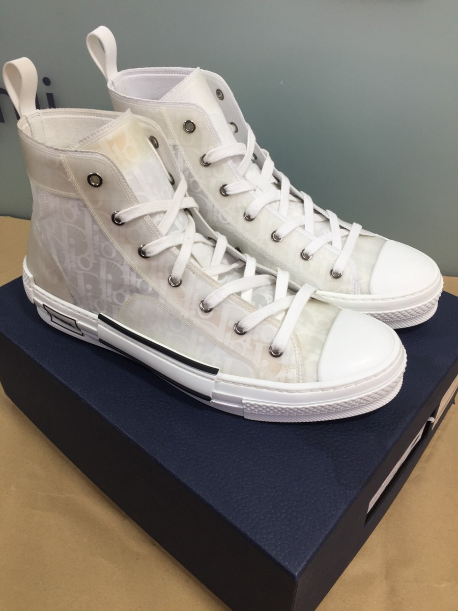 Dior B23 High Top Oblique Mens Shoes- Size 45 EU (UK 11) RRP £890