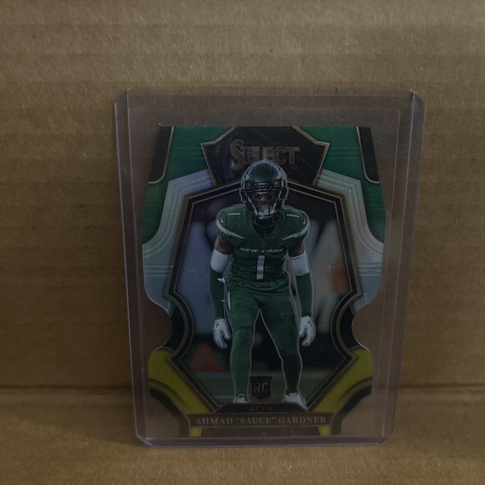 2022 Select - Premier Level Ahmad Gardner #177 Green & Yellow Prizm Die-Cut (RC)