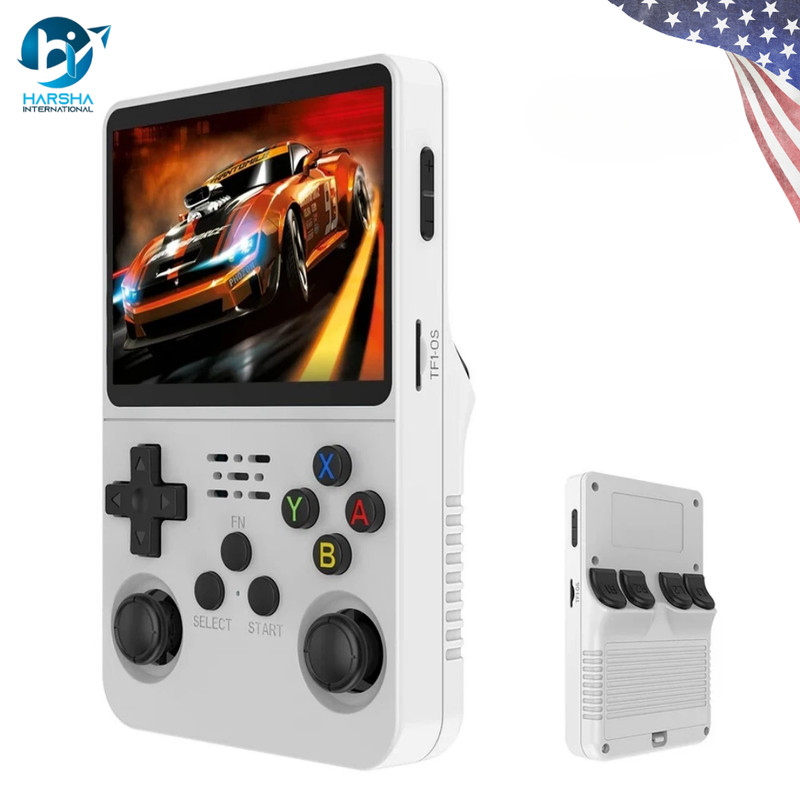 R36S Retro Handheld Video Game Console 64GB 20000+ Games 3.5 Inch IPS Screen US