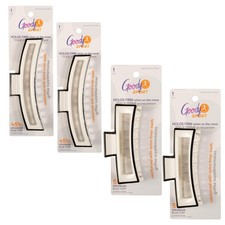 Goody Sport Forever SlideProof Rectangle Claw 1 Count (Pack of 1), White