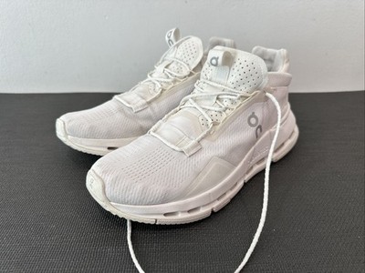 On Cloudnova 2 Triple White Women's Running Shoes Sneakers Size 9