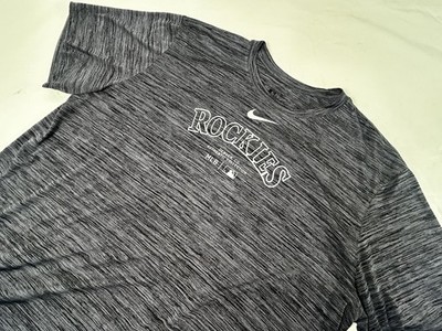 Nike Authentic Collection Dri-Fit Short Sleeve Tee Colorado Rockies Men s 3XL