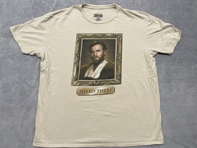 Star Wars Celebration 2022 Obi-Wan Hello There T Shirt Mens XL Beige READ