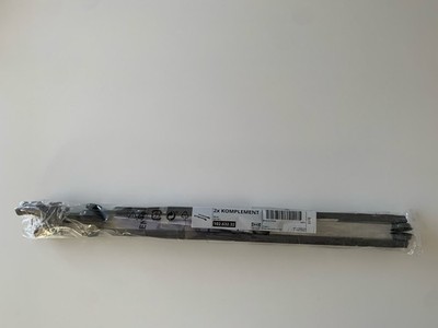 IKEA KOMPLEMENT Auszugschiene für Körbe, 58 cm, dunkelgrau **NEU OVP**