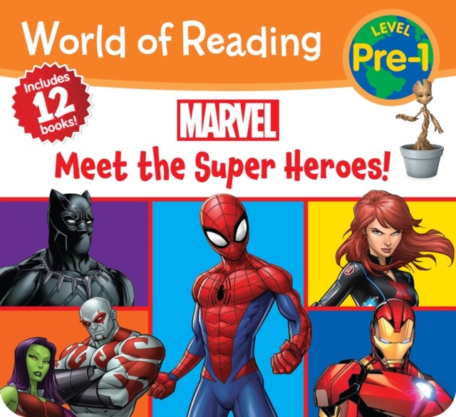 World of Reading Marvel Meet the Super HeroesPreLevel 1 Boxed Set