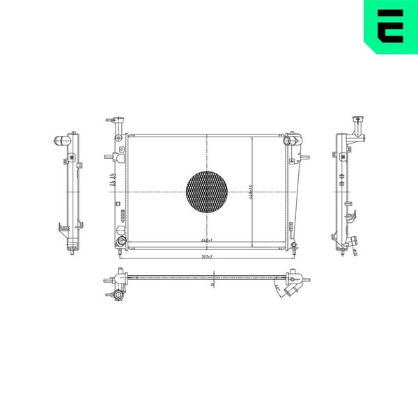 MotorküHler WasserküHler ERA 673137 FüR Hyundai Tucson JM SUV Allrad LPG Cvvt 2-image