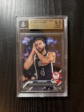 Stephen Curry 2024 Topps Now Olympic Games #27 BGS Gem Mint 9.5 “Night Night”