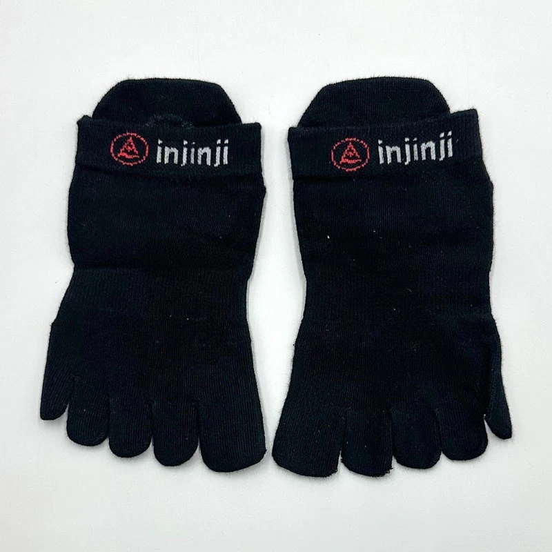 2 pack Women's Lightweight Athletic No Show Socks 5 Toe Black Size S injinji - Image 3 of 3