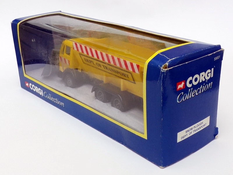 Corgi 21cm Long Diecast 59001 - Mercedes Benz Snow Plough - Yellow - Image 3 of 3