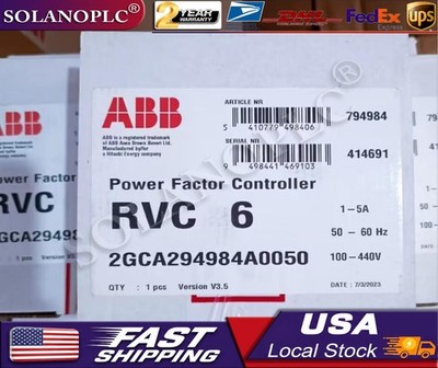 1PCS New ABB RVC-6 RVC6-1/5A Power Factor Controller In Box Brand