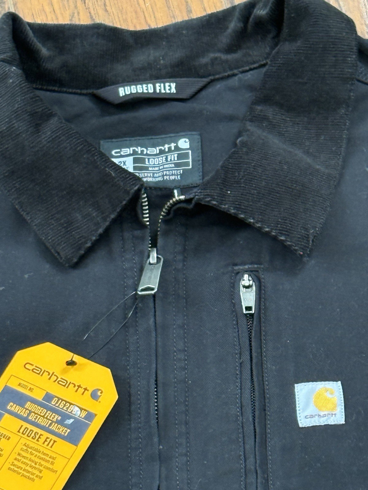 NWT Carhartt Women's Rugged Flex Loose Fit Canvas Detroit Jacket Size 2X thumbnail 3