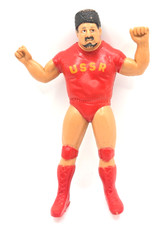 LJN WWF WWE Nikolai Volkoff Bendie Wrestling Action Figure Bendem 1985  