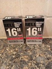 Bell 16  Bike Inner Tubes Standard Valve x1.75  2.25 Kids BMX Tires 2-Pack 