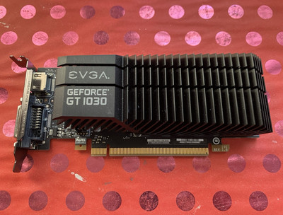 EVGA NVIDIA GeForce GT 1030 PCIe x16 SFF Heatsink Only DVI-D HDMI