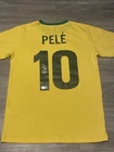 PELE #10 SIGNED AUTO AUTOGRAPH BRAZIL SOCCER JERSEY BECKETT COA