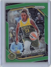 2025 Panini Prizm WNBA #37 Jordan Horston Green Prizms