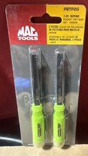 Mac Tools 2pc Pocket Pry Bar Set w/ Tapping Striking Head Green PBTP2G NEW