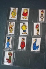 The Flintstones Set of 10 3D Puffy Stickers 1976 Hanna Barbera Yogi Top Cat ---