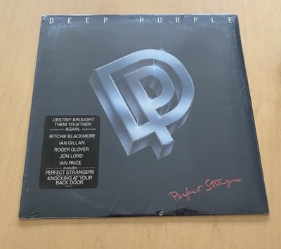 DEEP PURPLE Perfect Strangers LP SEALED 1984 Mercury Hype Sticker Vintage Rock