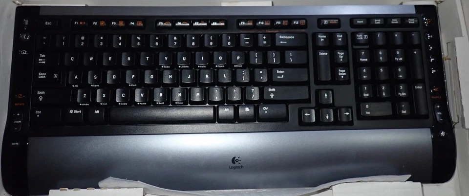 Logitech Cordless Desktop S510 wireless keyboard Without usb receiver - Image 4 of 4