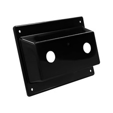 Black Faucet Bezel Cover Fit For RV Caravans Shower Plate - 1PC