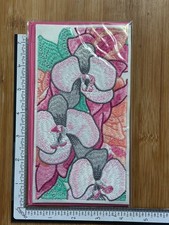 Papyrus Greeting Card Mother's Happy Mothers MOM Fully Embroidered Floral Beauty