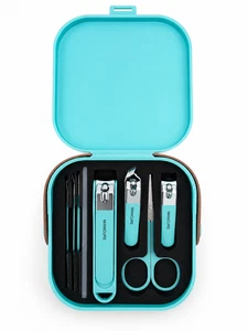 8-Piece Travel Manicure Kit Portable Nail Care Set Compact Case for travel