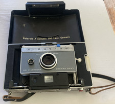 Vintage Polaroid Land Camera Model 100 w/ Original Strap Case