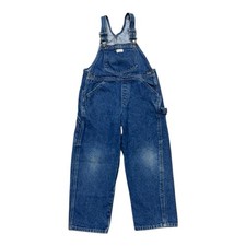 Vintage Y2K Baby Guess Denim Overalls Youth Size 6 Blue