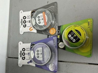 Brainstem Goo Lab Putty Lot Of 3 Different Colors New