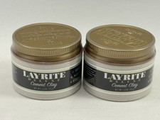 X2 LAYRITE DELUXE Hair Cement Clay 1.5 oz Extreme High Hold Water Based