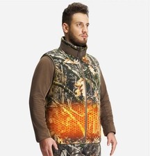 Heated Fleece Men s Vest Rechargeable Layering Piece for Hunting NWT 2XL