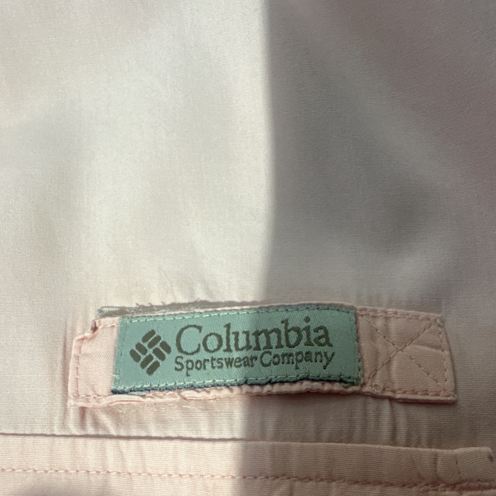 Columbia Pink Short Sleeve Fishing Shirt Collared L thumbnail 3