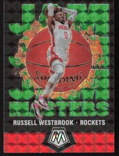 2019-20 Panini Mosaic Jam Masters Green Russell Westbrook #5 Houston Rockets