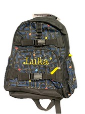 Pottery Barn Kids Mackenzie PAC-MAN Glow-in-the-Dark Backpack Mono Luka Large