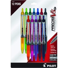 Pilot Precise V5 RT Retractable Rolling Ball Pens, Extra Fine Point 0.5mm