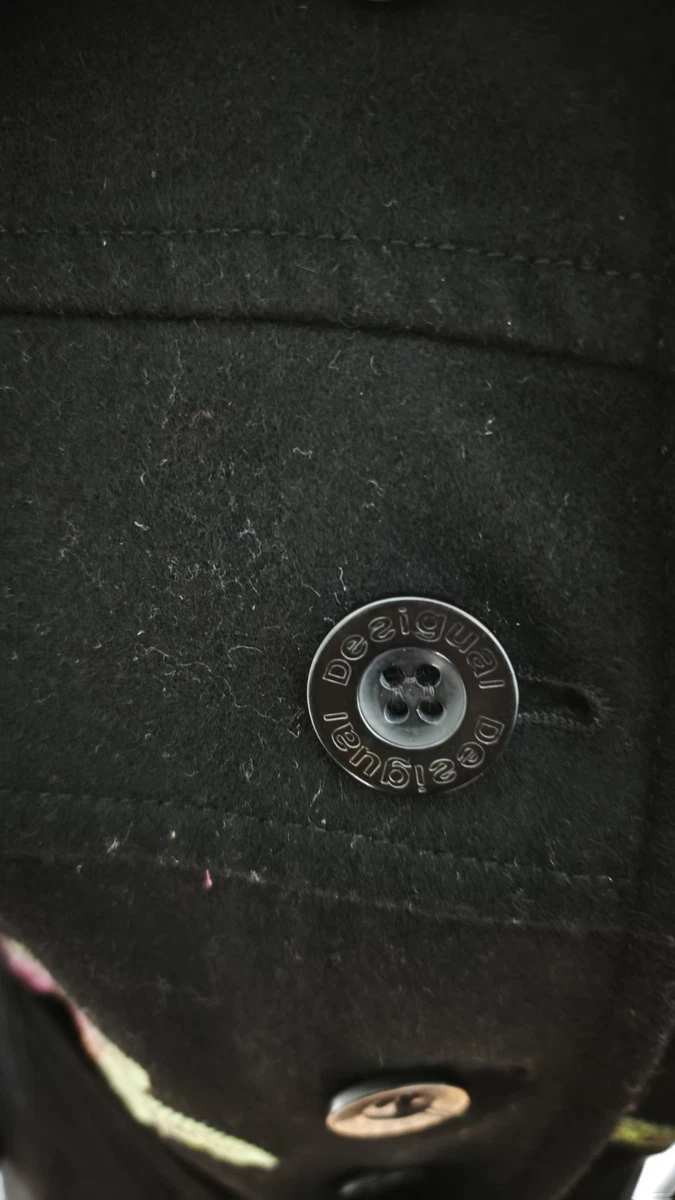 Damen Jacke Mantel, von Desigual, Schwarz, Gr. 40