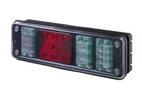 Hella 2VP 340 964-011 Heckleuchte - Led - 24V - Rechteckig - Anbau - Links