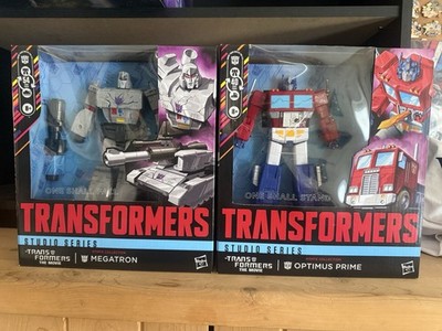 Transformers MTMTE Studio Series The Movie Optimus Prime & Megatron Figures NIB