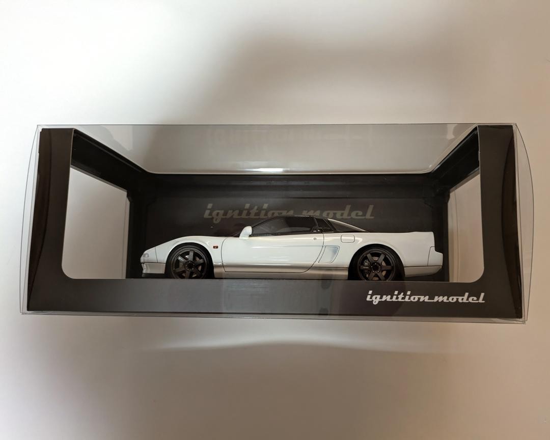 新品未使用 igモデル 1/18 HONDA NSX White　IG3485 イグニッションモデル 1/18 ホンダ NSX NA1 ホワイト IG3485