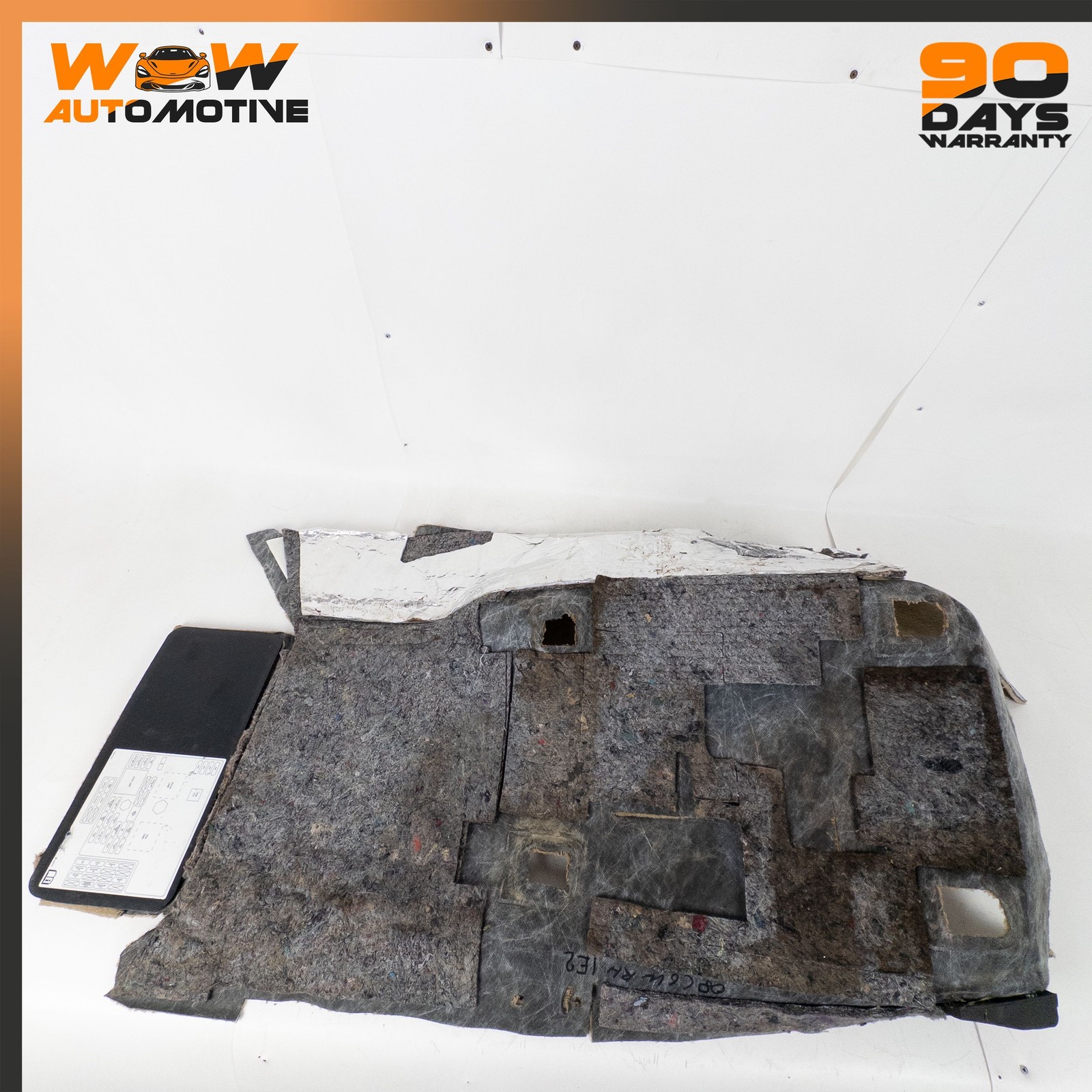 05-12 CHEVROLET CORVETTE C6 FRONT RIGHT PASSENGER SIDE FLOOR CARPET PANEL OEM
