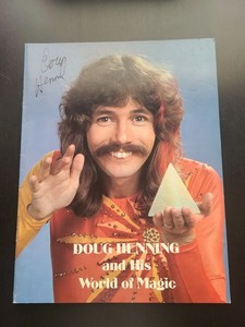 Doug Henning and His World of Magic AUTOGRAPHED Show Program