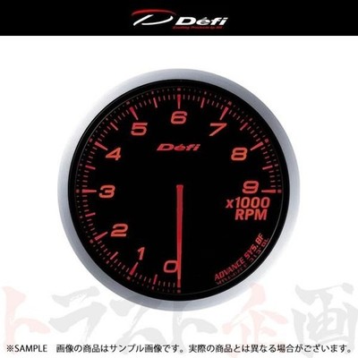 DEFI ADVANCE BF TACHOMETER 60MM 0-9000RPM AMBER RED DF10705 NEW