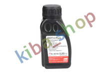 BRAKE FLUID DOT4 PLUS 025L [DRY 265°C WET 180°C VISCOSITY 1500MM²/SEC] SAE 0.80 per litre