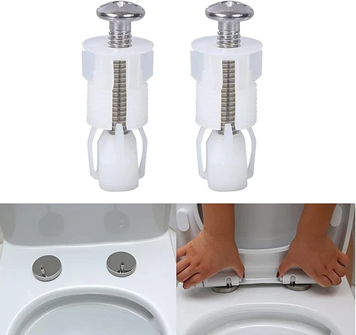 2XWC Sitz Befestigung Universal Befestigungsset Schrauben für Toilettendeckel - Bild 3 von 13