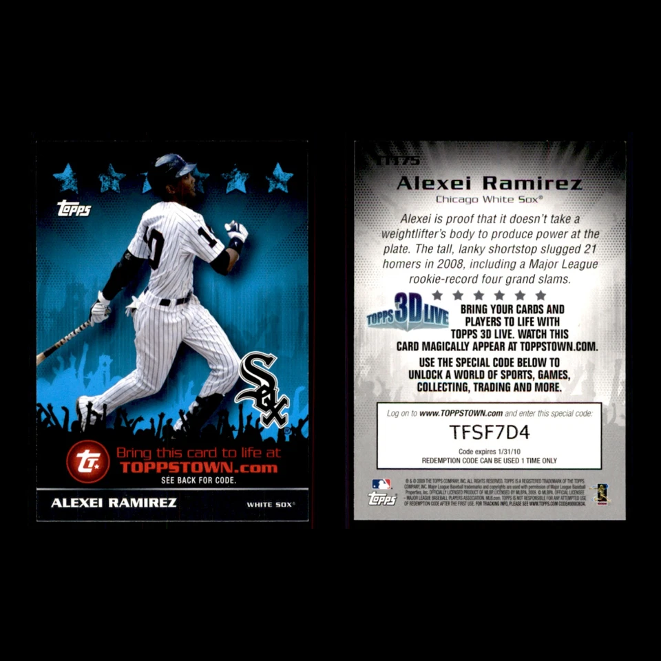 Лот из 19 бейсбольных карточек с Алексеем Рамиресом коллекция Chicago White Sox 2009-2015 годов выпуска - Изображение 3 из 4