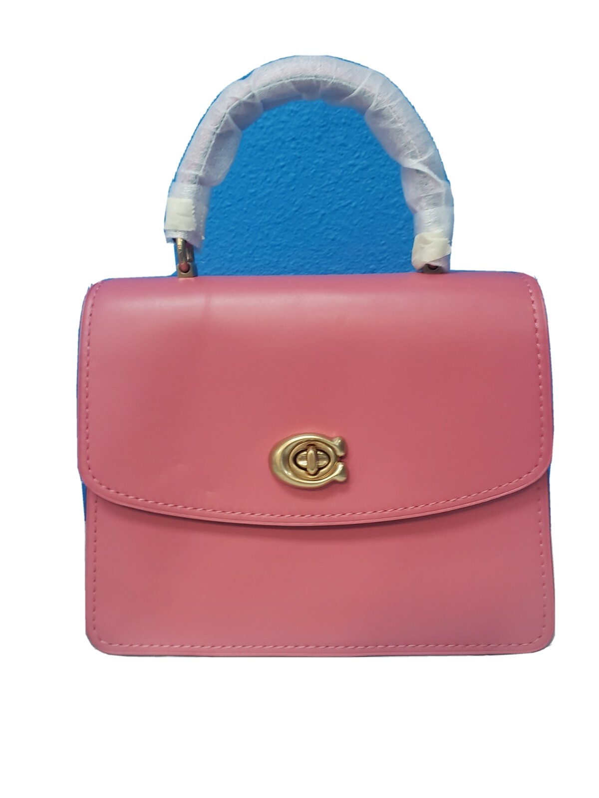 coach parker top handle pink