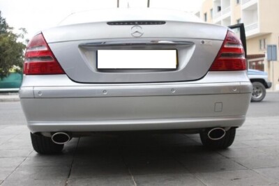 Mittelrohr Endtopf Auspuff + Anbausatz Für Mercedes E200 - W211