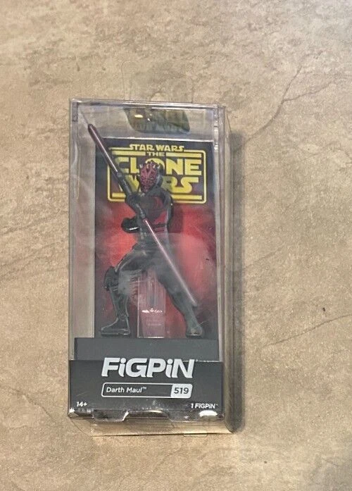 FiGPiN Darth Maul Star Wars Clone Wars 519 Figure Pin NEW in Box